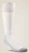 ARIAT VENTTEK OTC WESTERN BOOT SOCK 2PK WHITE