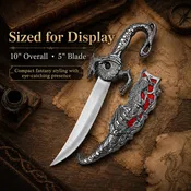 10" Blue Fantasy Dragon Dagger — Simple Treasures