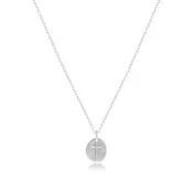 16" Necklace Sterling - Inspire Love Small Sterling Charm