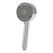 Handshower Non-Positive Shut-Off Polished Chrome Full Massage Dual Center Waterfall Spa Pause WaterSense ADA 2.0 Gallons per Minute 4 Inch