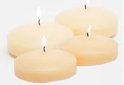 3" Ivory Floating Candles - 4 Pack