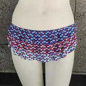 Heart of Arrow 3-Tier Ruffle Mid Rise
