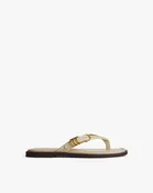 Gia Suede Flip Flops