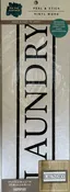 Laundry Vinyl Word Peel and Stick 11.6 inch x 2.7 inch