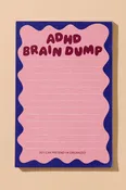 adhd brain dump notepad