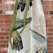 Hummingbird Memorial Throw On Easel