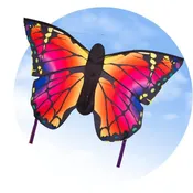 Butterfly Kite - Ruby by HQ Kites — Great Turtle Toys of Mackinac Island, Michigan