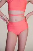 Solid High Waist Briefs