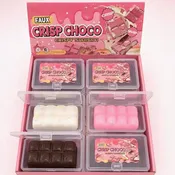 ASMR Crunching Sound Crisp Crunchy Chocolate Bar Squeeze Squishy Stress Relief Toy