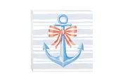 10x10 Wood Block-New England Tides Anchor