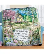 AMAZING GRACE WITH EDGES THROW