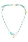 16 In Neck Crochet With Charm Oceanbl