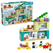 3 in 1 Modern Family House with Figures