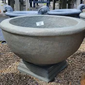Tapered Column Bowl Planter