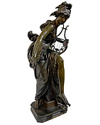 Albert Ernest Carrier-Belleuse Female Figural Sculpture Melodie