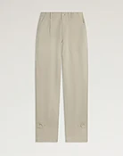 Cotton Micro Herringbone Single Pleat Tapered Chinos