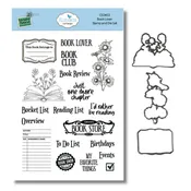 Book Lover Stamp and Die Set by Elizabeth Craft