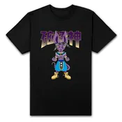 Lord Beerus God Life Black Tee