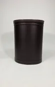 Stitch Chocolate 13 Qt. Oval Waste Basket