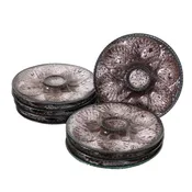 1950s French Vallauris Oyster Plates by Marius Giuge, Set of Six