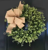 Eucalyptus Wreath with Burlap