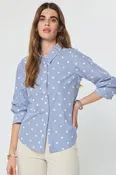 Americana Button Down Top