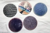 5 Disc Per Lot – Designs are Mixed – Please Read – Great for Bottoms or Tops