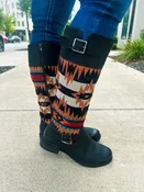 Aztec Buckle Boots