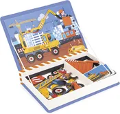 Janod Construction Magneti'Book - 50 Magnets for Builder Fun