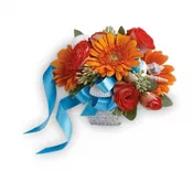 Sunset Magic Corsage - by Collene's Crafts-N-Flowers
