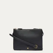 BLACK LEATHER JOLIE CROSSBODY BAG