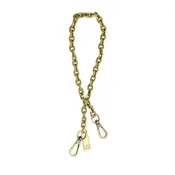 21" Antique Brass Cable Chain Strap