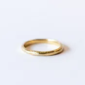 2mm Hand Carved Thick Wedding Band