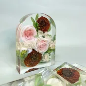 Resin Cathedral Floral Keepsake