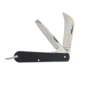Bear & Son Electrician Knife - Black Zytel - Stainless Steel - 7216