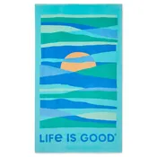 Hazy Sunrise Beach Towel