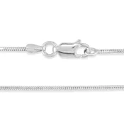 16" Octagon Snake Chain, 1.2mm