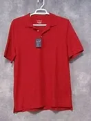 Croft & Barrow Easy Care-Red Polo Shirt with Hughes Group Logo