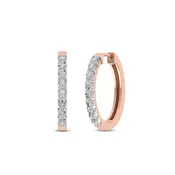 Abellone 1/8 Carat T.W. Diamond Earring 14K Rose Gold