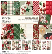 Simple Stories  - Collection Kit 12"X12" - Mistletoe & Holly - 27700