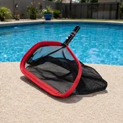 Spartan 17.5" Heavy Duty Pool Leaf Rake With 14" Standard Mesh Bag