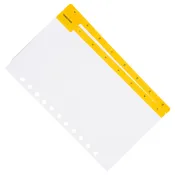11-Hole Abnormal Divider Tab Set - 16 Tabs
