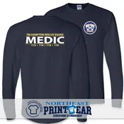 Cotton/Poly Blend Long Sleeve Tee | Tri-Hampton Rescue Squad