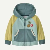Infant's Patagonia | Full-Zip Hoody Sweatshirt | Thin Ice