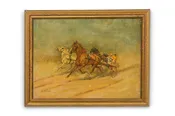 Art Moderne Trotters Painting