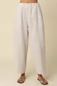 Barrel Linen Pant