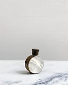 Artisanal Fragrance in Vintage Mother of Pearl Vial | Slow Beauty Perfume Heirloom marble & milkweed — marble & milkweed