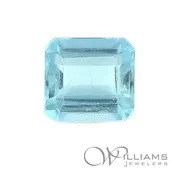 1.51ct Emerlad Cut Aquamarine