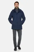 City Active Hooded Parka, Steel Blue