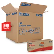 05790 WYPALL L40 ALL PURPOSE WIPERS POP-UP BOX – 100 sht/box , 9 boxes/case